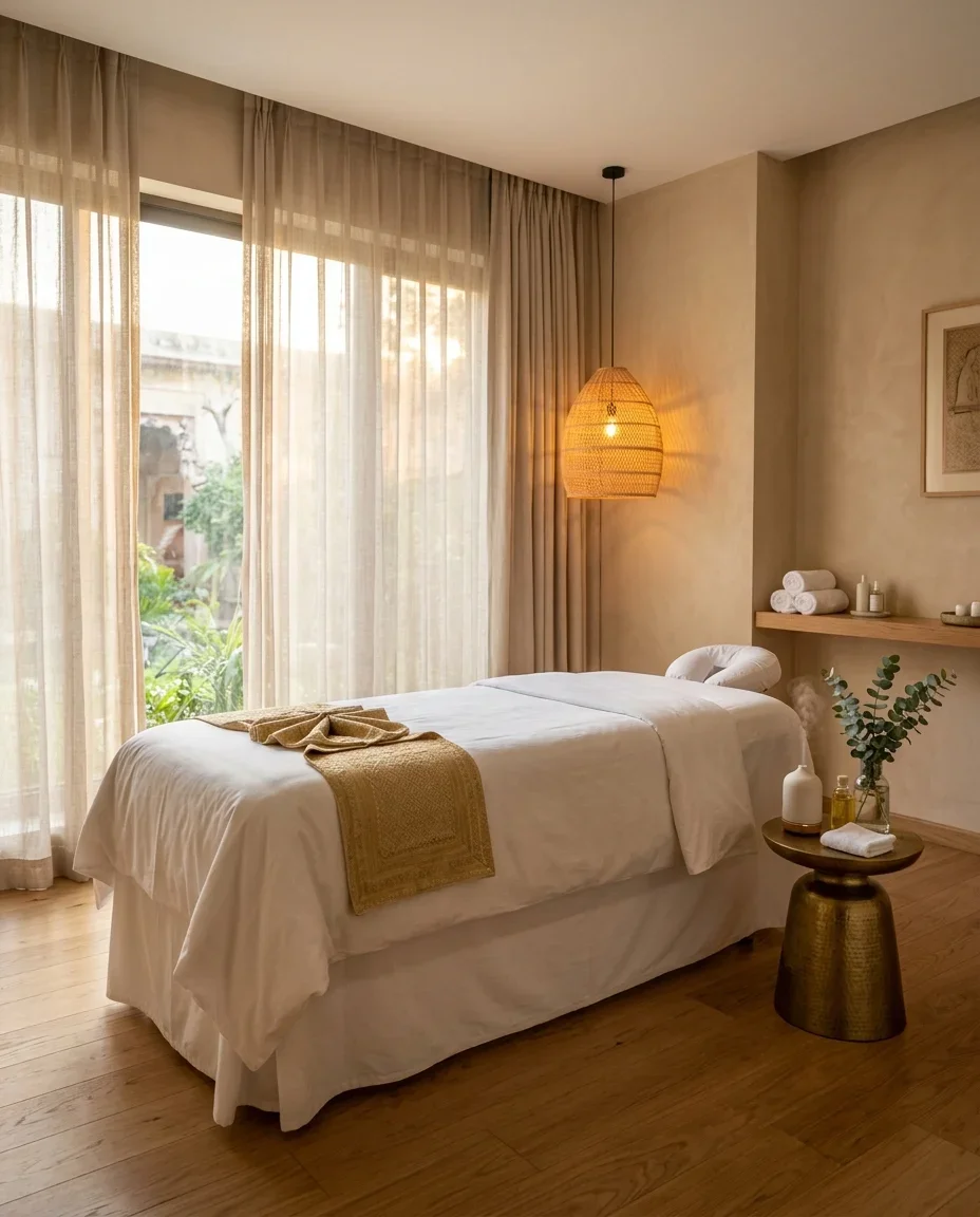 Treatment room at Massage Center Islamabad