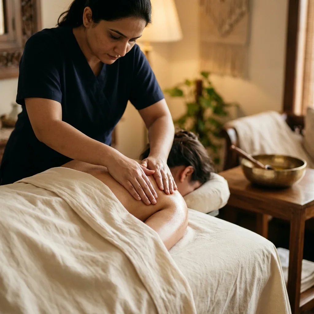 Massage therapy session at Massage Center Islamabad